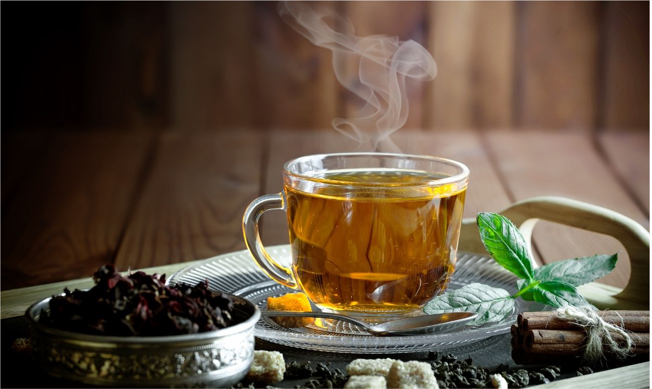 herbal tea for skin problems
